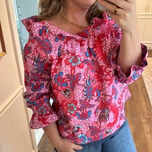 Tuckernuck Size Large Off the Shoulder Top
